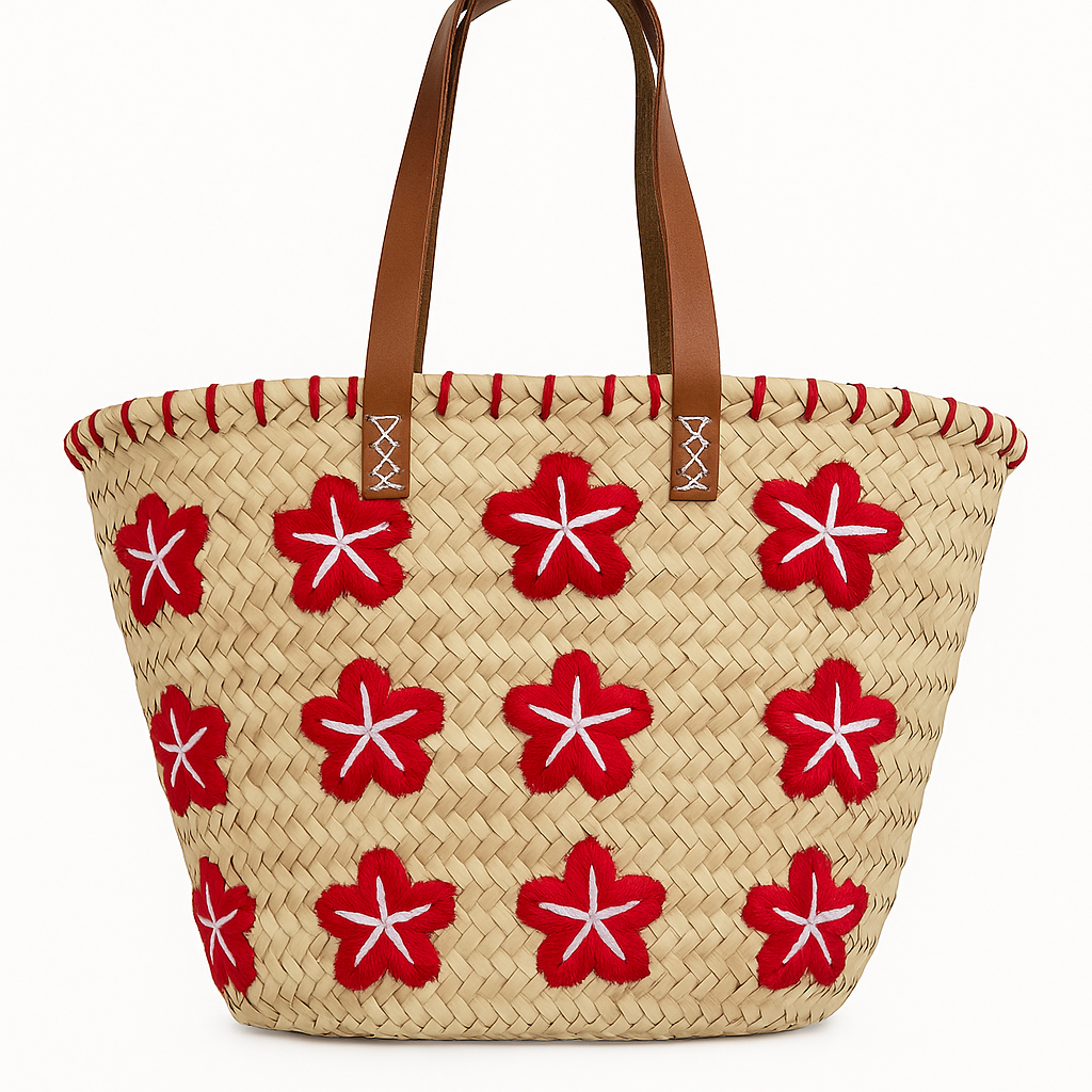 ACCESORIOS MUJER LLORET DE MAR BOLSO CALMALLORET CALMA FLORES CAPAZO ESTRELLA DE MAR