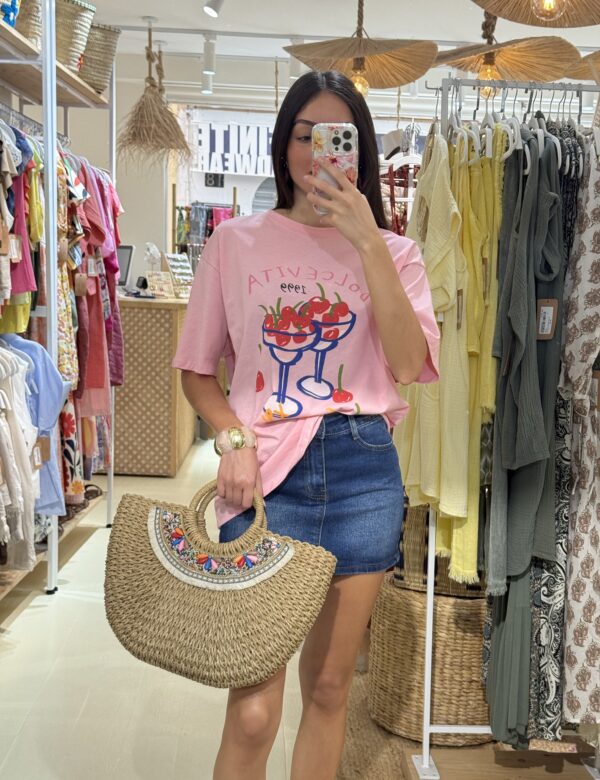 ACCESORIOS MUJER LLORET DE MAR BOLSO CALMALLORET CALMA FLORES CAPAZO ESTRELLA DE MAR MARGARITAS MINI TOTE BAG JOYERÍA BISUTERÍA ANILLOS COLLARES PULSERAS PENDIENTES CONJUNTO CONJUNTOS COLORES MODA FEMENINA ROPA MEDITERRANEO MUJER CHICA JUVENIL SEÑORA CAMISETA VESTIDO PANTALÓN FALDA CONJUNTO CHIC SHORT