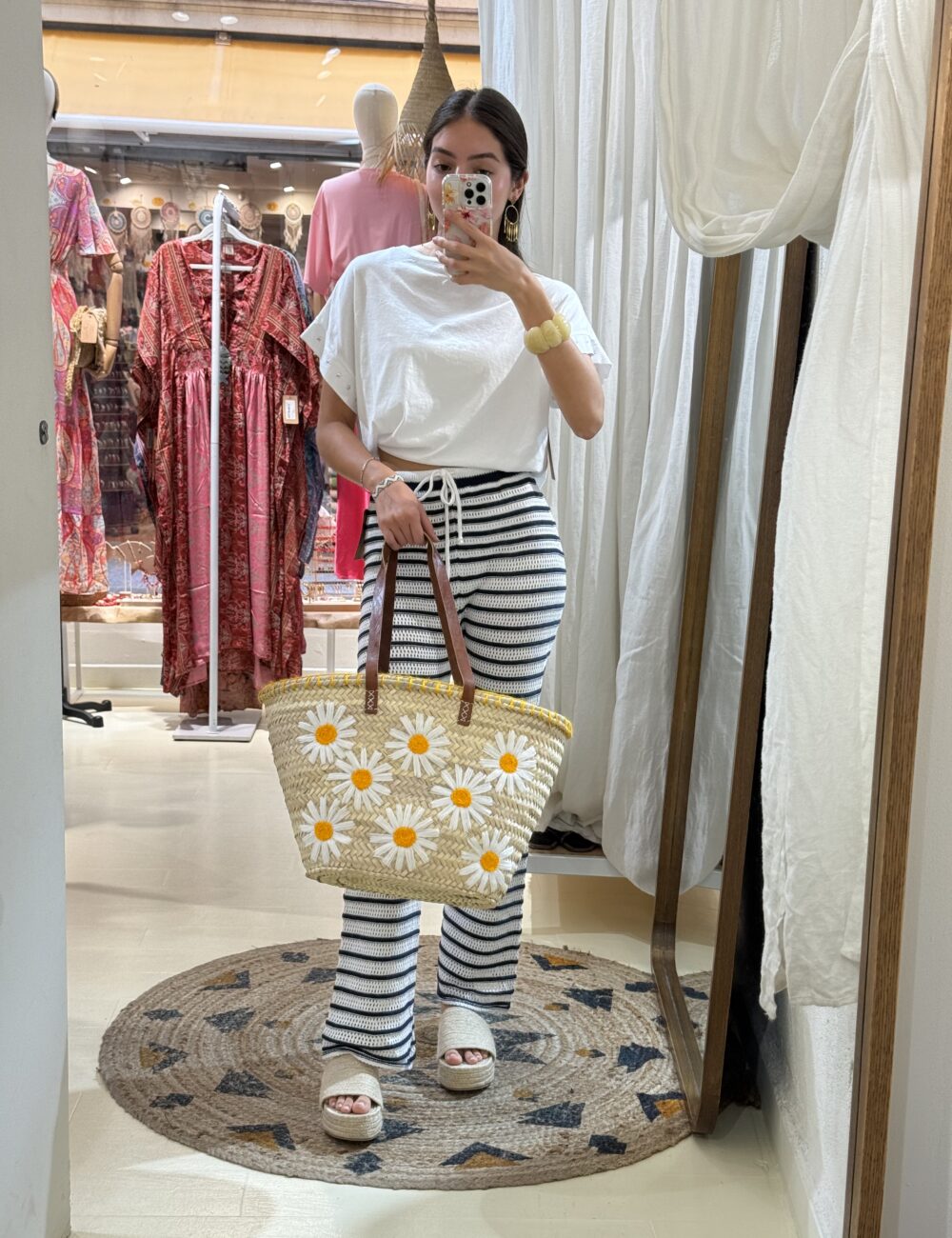 COMPRAR PANTALÓN CROCHET BICOLOR MARINERO PLAYA