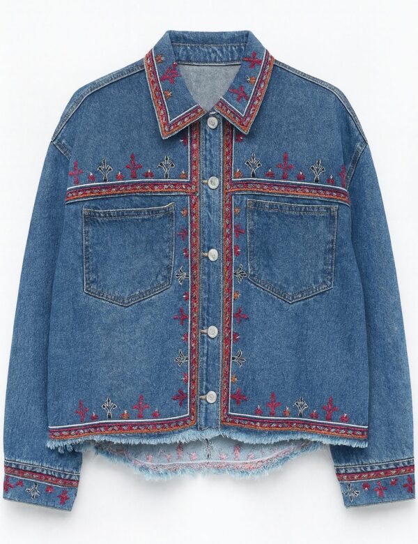 COMPRAR CHAQUETA TEJANA AZTECA BORDADOS MUJER