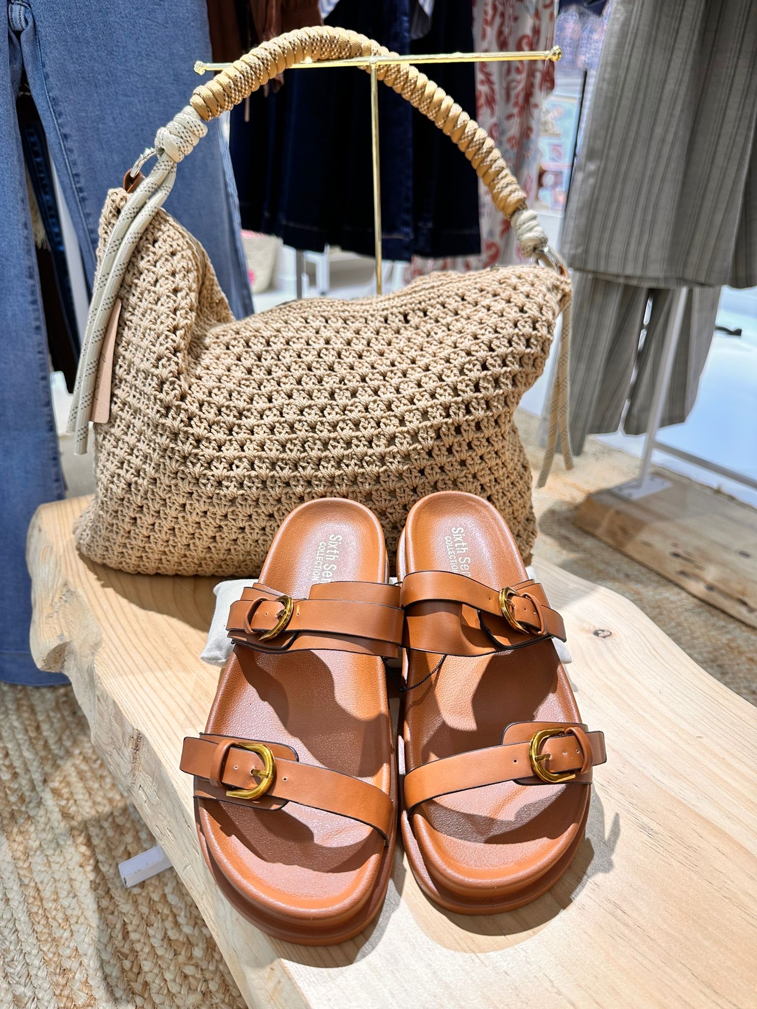 COMPRAR SANDALIA CAMEL MUJER HEBILLAS DORADAS VERANO